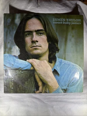 James Taylor Sweet Baby James Vinyl LP WS 1843 Warner Bros. Records 1970 Used VG - Image 1 of 2