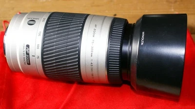 Minolta AF 75-300mm f/4.5-5.6 D Zoom Minolta / Sony A-Mount for SLR/DSLR - VGC - Image 1 of 4