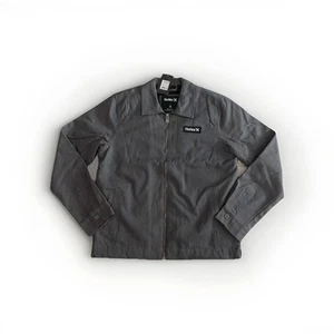 Mens Hurley Thorington Grey Zip Up Sherpa Jacket - Picture 1 of 8