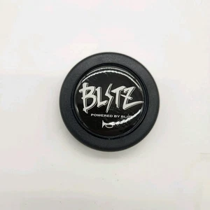 Blitz Horn Button JDM New OG White Old Logo Nissan Toyota Fits Momo Sparco NRG - Picture 1 of 3