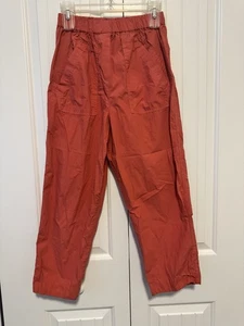 A SHIRT THING Damen 100% Baumwolle Freizeithose Capri Gummibund Größe S Orange - Bild 1 von 6