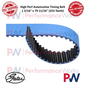 Gates High Perf. RPM Timing Belt 253 Teeth For Audi A4, Skoda Superb, VW Passat - Picture 1 of 9