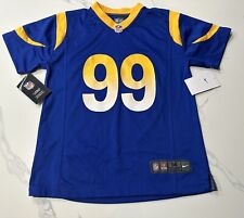 Camisola de jogo de futebol americano NFL Los Angeles Rams (Aaron Donald)  para homem. Nike PT