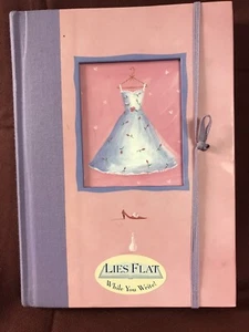 Richtig süßes Journal, rosa mit lila Bindung, verziert mit Kleid, Schuhen, Geldbörsen - Bild 1 von 5