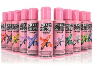 Tintura semipermanente per capelli Crazy Color gamma completa venditore UK - Foto 1 di 44