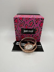Just Cavalli Ardea JC1L268M0045 Womens Silver Dial Rose Gold Band Wristwatch - Picture 1 of 12
