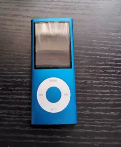 Apple iPod Nano 4th Generation Blue (16GB) - Good Condition - Engraving - Picture 1 of 2