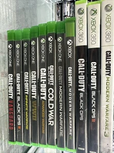 11x Call Of Duty Bundle Microsoft Xbox / Xb1 One Tested - Picture 1 of 5