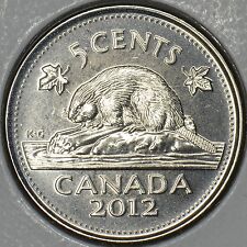 2012 CANADA LOT OF 2 X 5 CENTS -MS