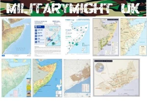 1 /32 - 1/35 SCALE  SOMALIA MAPS DIORAMA MODEL - Picture 1 of 1