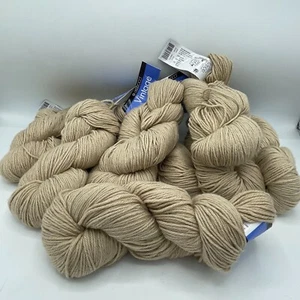 9 Berroco Vintage Blend Beige Yarn Hanks 218 Yards Each Knitting Soft Peru - Picture 1 of 5