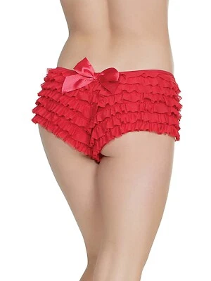 Pantalones cortos con volantes Plus para mujer OSXL o XXL con lazo trasero panty muchos colores Foto 1 de 4