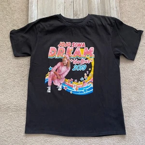 JoJo Siwa Girls Chest Approx. 19'' Dream Tour 2019 Double Sided Graphic Tee AR - Picture 1 of 12