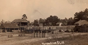 RPPC Savannah GA Turpentine Still Georgia Postcard Posted 1911 - Picture 1 of 4