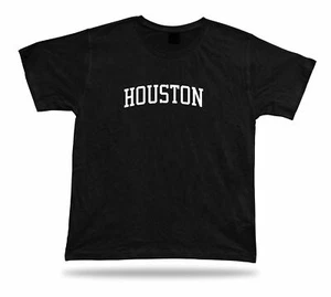 T-Shirt Stylish State souvenir Apparel great gift idea casual Oil Houston Texas - Picture 1 of 8