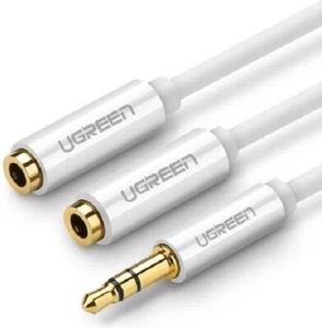 UGREEN 3.5mm Jack Female 20cm Naar 3.5mm Jack Female AUX Audiosplitter met jack - Afbeelding 1 van 3