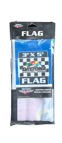 🔥N.I.OG.P 👀 2006 Vintage Daytona International speedway checkered Flag 3×5🔥 Cover