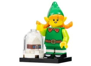 Lego HOLIDAY ELF - CMF S-23 Minifig 71034 RARE GENUINE - NEVER ASSEMBLED NIB - Picture 1 of 8