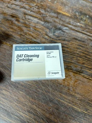 Seagate DAT DDS 4mm Cleaning Tape Cartridge 91301 5 METERS, USED ONCE - Image 1 of 4