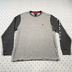 Polo Ralph Lauren Long Sleeve Mens XL Sleepwear Gray Thermal Shirt