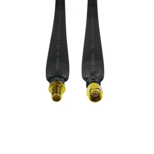 Fensterdurchführung für WLAN, Helium / HNT - RP-SMA Stecker / Buchse, 40cm - Bild 1 von 3
