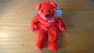 WAYNE GRETZKY RED USA FLAG 1999 Salvino’s Bammer Bear - Picture 1 of 2