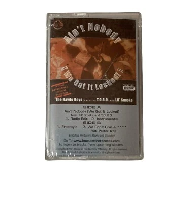 Vtg The Rawlo Boys Cassette Single Aint Nobody Rap 2001 Hip Hop Tape New Sealed - Image 1 of 4