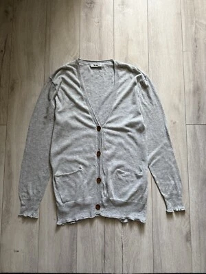Cárdigan suéter gris algodón cachemir Acne Studios para mujer talla XS Foto 1 de 4
