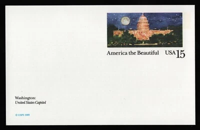 #UX138 15c U.S. Capitol, Mint **ANY 5=FREE SHIPPING** - Image 1 of 2