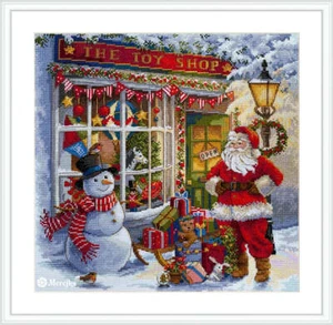 Merejka Counted Cross Stitch Kit The Toy Shop K-213 - Picture 1 of 5
