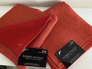 NEW--2 qty. Red Holiday Napkins or Place mats. Very light weight 13 X 18in each - Picture 1 of 3