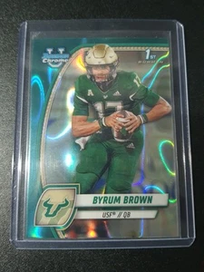 Byrum Brown - Bowman University 2024 - South Florida - 1st - Teal Lava Refractor - Bild 1 von 2