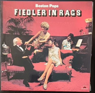 Arthur Fiedler, Boston Pops ‎– Fiedler In Rags - LP record excellent, cover VG+ - Image 1 of 3