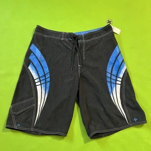 Size 36 Hurley Mens Blue Board Shorts Swim Trunk Skate Wear Outdoor Never Worn - Picture 1 of 3