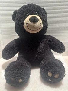 BAB Build a Bear 2012 Black Plush Teddy Bear Stuffed Animal w/ Tag - Picture 1 of 7