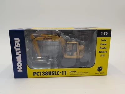 1/50 Komatsu PC138USLC-11 Excavator by First Gear 50-3360 Construction Toy - Image 1 of 3
