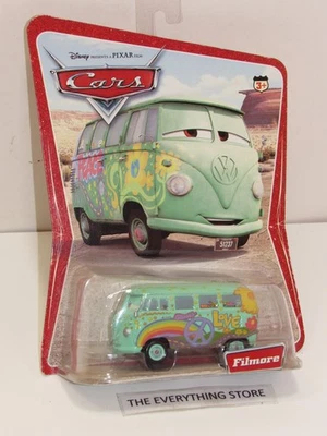 DISNEY PIXAR FILMORE VW BUS DESERT CARD 12 CARS ON BACK NEW FREE SHIP - Image 1 of 2