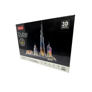 CubicFun 3D Puzzle Buruj Al Arab 3D Model building + LED Dubai Architecture - Picture 1 of 8