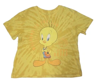 Tweety Bird  Welcome to The Jam Tone Squad  Sunburst Tie Dye T  Kids Size L - Picture 1 of 6