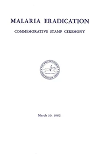 USPS FDC Ceremony Program #1194 C1 Malaria Eradication Disease Medicine 1962 - Picture 1 of 4