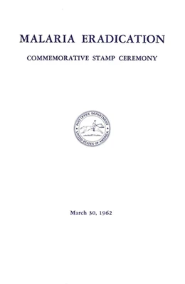 USPS FDC Ceremony Program #1194 C1 Malaria Eradication Disease Medicine 1962 - Image 1 of 4