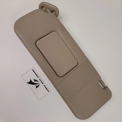 Toyota Corolla 2003-2008 parasol lado del conductor bronceado con espejo vinilo OEM Foto 1 de 4