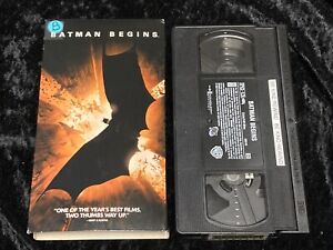 Batman Begins (VHS, 2005) Rare Late Warner/DC Comics Christian Bale/Caine/Nolan!