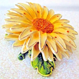 Department 56 Bejeweled Collection Trinket Box Daisy with Crystals~NIB - Picture 1 of 13