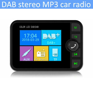 2.4" 5V Auto DAB+Digital FM Radio Receiver Adapter BT Player Handsfree XL