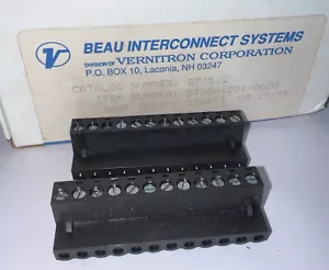 Screw Through Terminal Block 12 Position By Beau Interconnect Sys Cat No. 870512 - Picture 1 of 13