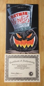 BATMAN MADNESS/Legends Dark Knight Special *2X SIGNED/#'D TIM SALE! COA!* (NM-) - Picture 1 of 5