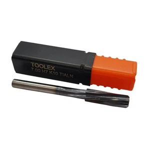 Toolex 7mm Carbide Chucking Reamer TiALN Coated K10 G27 - Picture 1 of 1