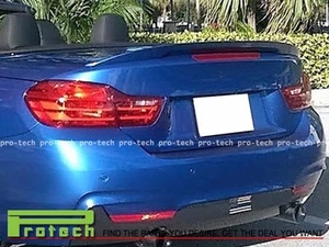 Alerón maletero de rendimiento para 2014+ BMW 428i 435i convertible #668 negro azabache - Imagen 1 de 2