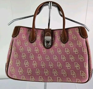 Dooney & Bourke Signature Small Double Handle Tote Bag !!No Shoulder Strap!! - Picture 1 of 21